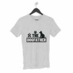 Dog Father Men's Round Neck Half Sleeve T-shirt - Its Clover