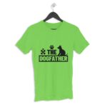Dog Father Men's Round Neck Half Sleeve T-shirt - Its Clover