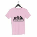 Dog Father Men's Round Neck Half Sleeve T-shirt - Its Clover
