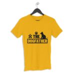Dog Father Men's Round Neck Half Sleeve T-shirt - Its Clover