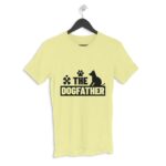 Dog Father Men's Round Neck Half Sleeve T-shirt - Its Clover