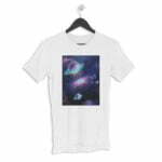 Space Men's Round Neck Half Sleeve T-shirt - Its Clover
