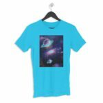 Space Men's Round Neck Half Sleeve T-shirt - Its Clover