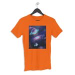 Space Men's Round Neck Half Sleeve T-shirt - Its Clover