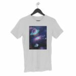 Space Men's Round Neck Half Sleeve T-shirt - Its Clover