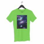 Space Men's Round Neck Half Sleeve T-shirt - Its Clover