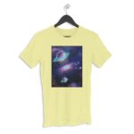Space Men's Round Neck Half Sleeve T-shirt - Its Clover