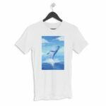 Shark Men's Round Neck Half Sleeve T-shirt - Its Clover