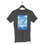 Shark Men's Round Neck Half Sleeve T-shirt - Its Clover