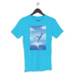 Shark Men's Round Neck Half Sleeve T-shirt - Its Clover