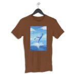 Shark Men's Round Neck Half Sleeve T-shirt - Its Clover