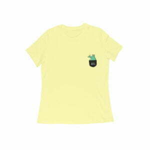 Pocket Lil Monster Women's Round Neck T-shirt