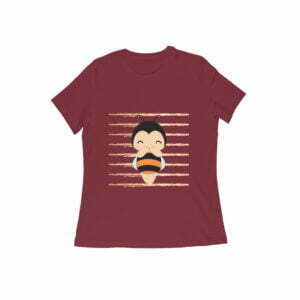 Cute Bee Women's Round Neck T-shirt
