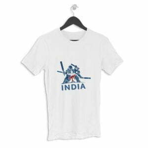 India Cricket Lover Men's Round Neck Half Sleeve T-shirt