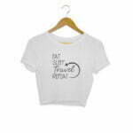 Eat Sleep Travel Repeat Women's Crop Top