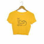 Eat Sleep Travel Repeat Women's Crop Top
