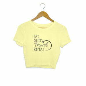 Eat Sleep Travel Repeat Women's Crop Top