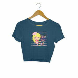 Little Girl Chef Queen Women's Crop Top