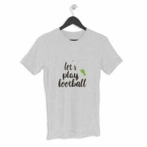 Lets Play Football Men's Round Neck Half Sleeve T-shirt