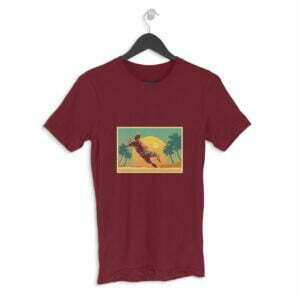 Football Sunset Shoot Men's Round Neck Half Sleeve T-shirt