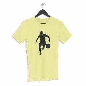 Football Pass Men's Round Neck Half Sleeve T-shirt