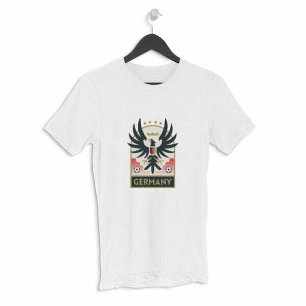 Germany Football Men's Round Neck Half Sleeve T-shirt
