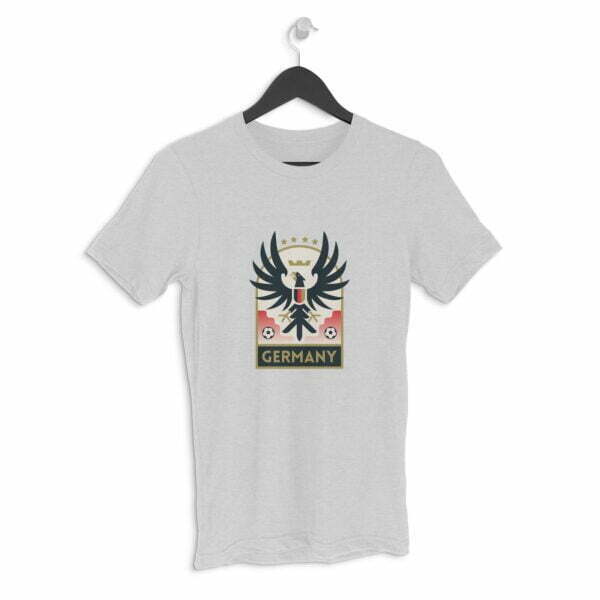 Germany Football Men's Round Neck Half Sleeve T-shirt