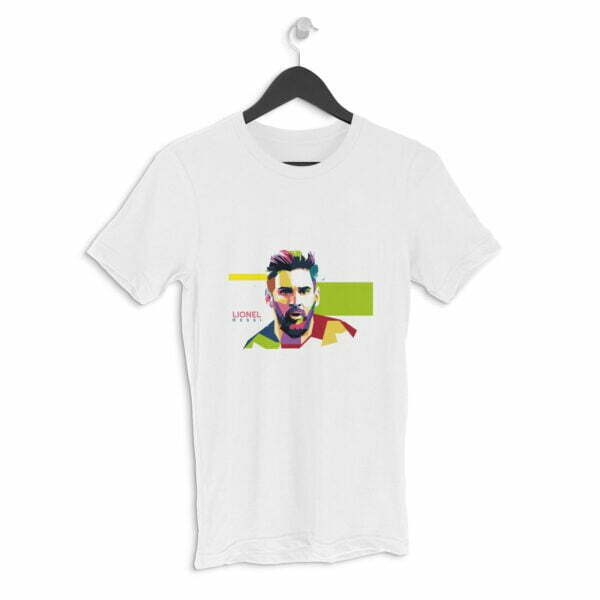 Lionel Messi Footballer Men's Round Neck Half Sleeve T-shirt