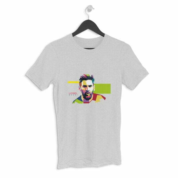 Lionel Messi Footballer Men's Round Neck Half Sleeve T-shirt