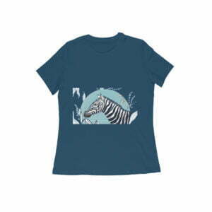 Zebra Style Women's Round Neck T-shirt