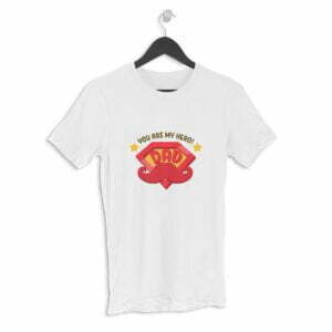 Dad Superhero Men's Round Neck Half Sleeve T-shirt