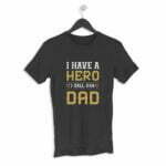 Dad Hero Men's Round Neck Half Sleeve T-shirt its clover