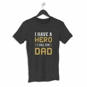 Dad Hero Men's Round Neck Half Sleeve T-shirt its clover