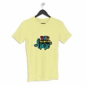 Dad my Hero Men's Round Neck Half Sleeve T-shirt its clover