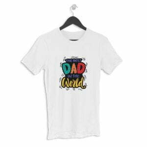 World Best Dad Men's Round Neck Half Sleeve T-shirt its clover