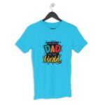 World Best Dad Men's Round Neck Half Sleeve T-shirt its clover
