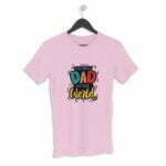 World Best Dad Men's Round Neck Half Sleeve T-shirt its clover