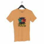 World Best Dad Men's Round Neck Half Sleeve T-shirt its clover