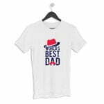 Best Dad in World Men's Round Neck Half Sleeve T-shirt its clover