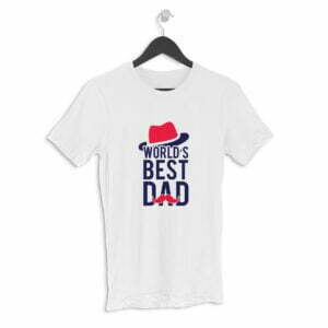 Best Dad in World Men's Round Neck Half Sleeve T-shirt its clover