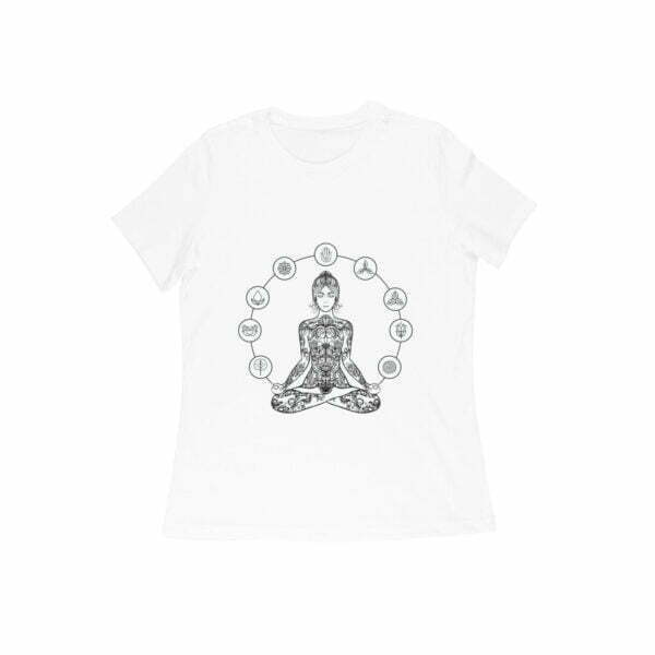 Yoga Life Women's Round Neck T-shirt its clover