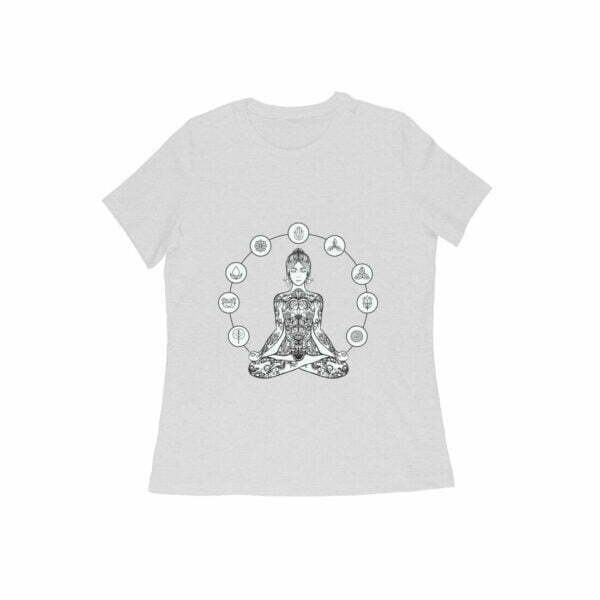 Yoga Life Women's Round Neck T-shirt its clover
