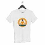Yoga Men's Round Neck Half Sleeve T-shirt its clover