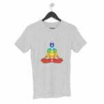 Yoga Mantra Men's Round Neck Half Sleeve T-shirt its clover