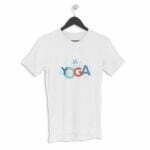 Yoga Om Men's Round Neck Half Sleeve T-shirt its clover