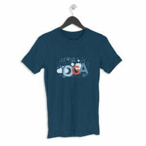Yoga Om Men's Round Neck Half Sleeve T-shirt its clover