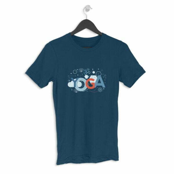 Yoga Om Men's Round Neck Half Sleeve T-shirt its clover