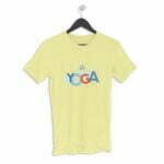 Yoga Om Men's Round Neck Half Sleeve T-shirt its clover