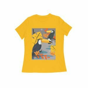 Birds Women's Round Neck T-shirt its clover