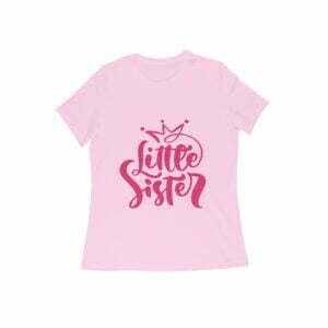 Little Sister Women's Round Neck T-shirt its clover